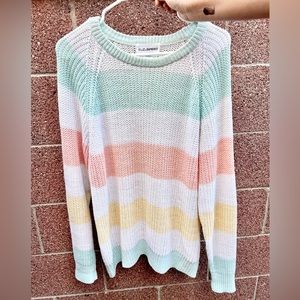 Multi stripe sweater